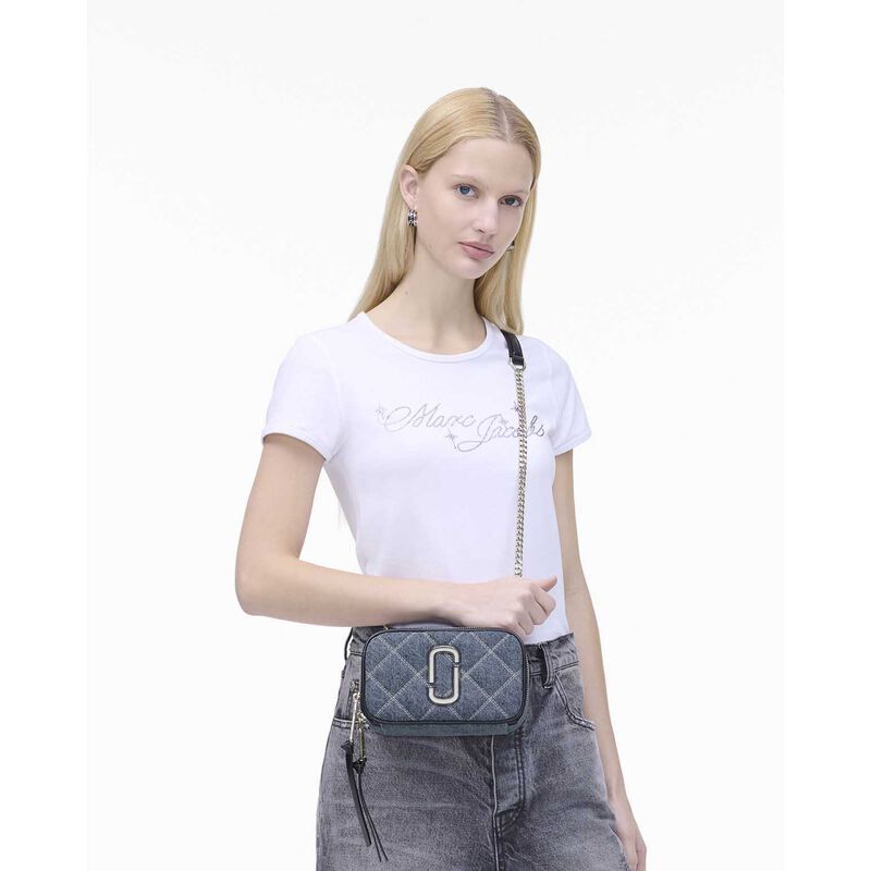 MARC JACOBS The Quilted Denim Softshot image number 1